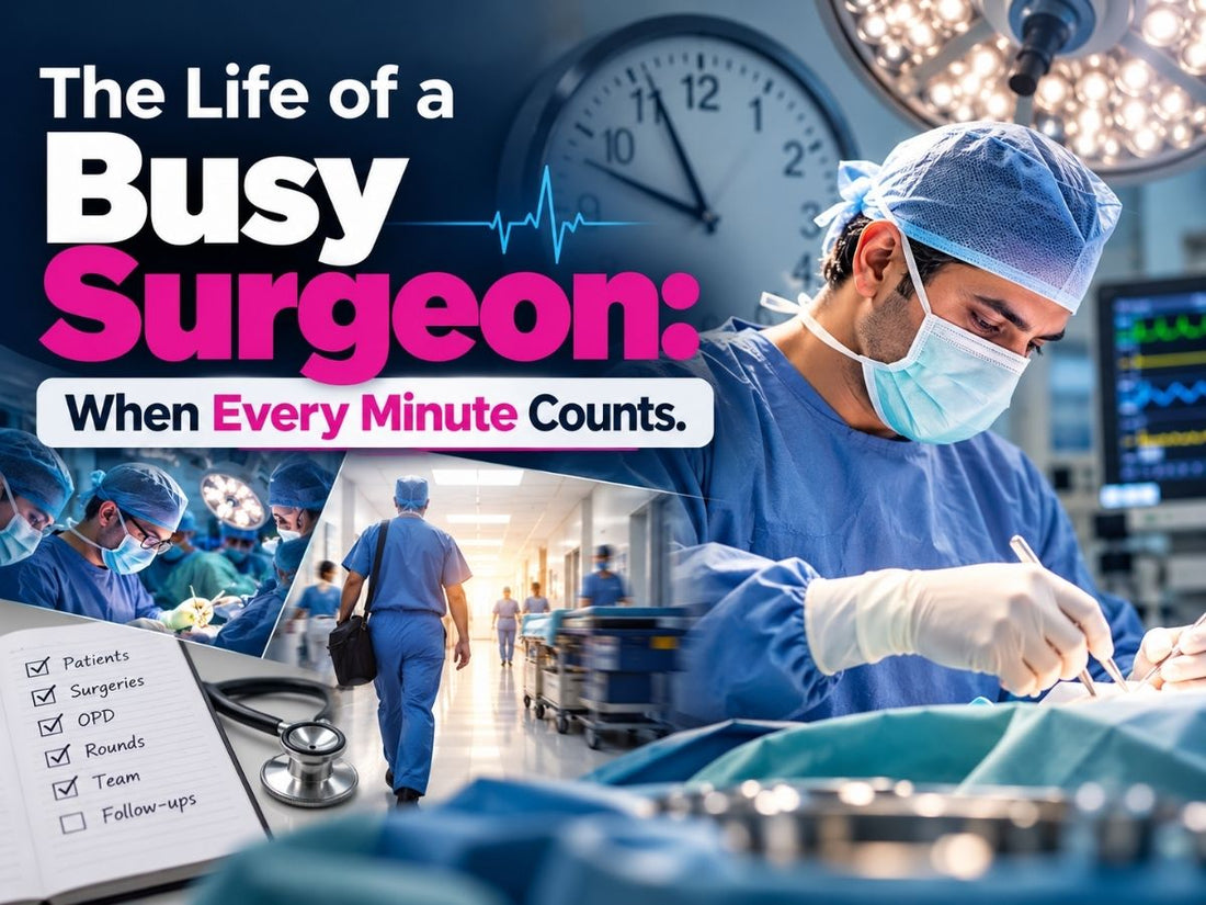 The Life of a Busy Surgeon: When Every Minute Counts